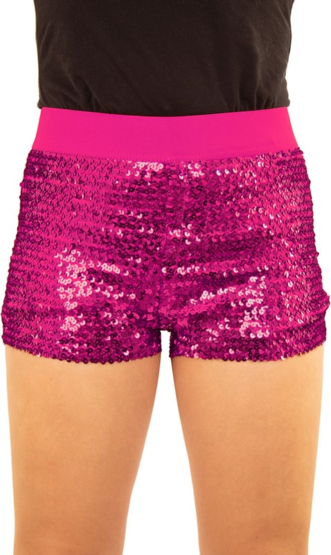 Pailletten Hotpants Pink
