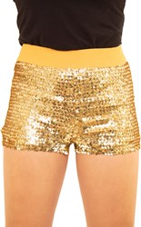 Pailletten Hotpants Goud