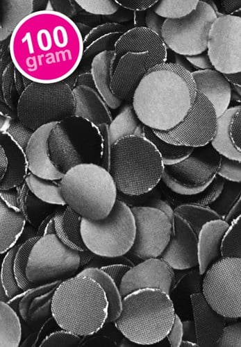 Confetti 100 gr Zwart