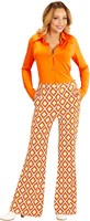 Dames Disco Broek Seventies Groovy Ruit (2)