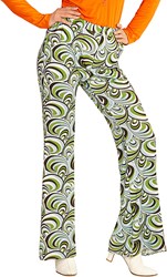 Dames Disco Broek Seventies Groovy Waves