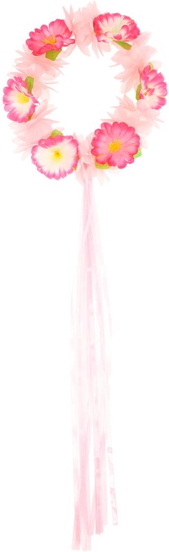 Hawaii Bloemen Haarband Roze Luxe