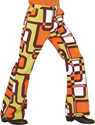 Heren Disco Broek Seventies Hippie Retro
