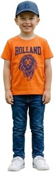 Oranje Shirt Holland Leeuw Kind