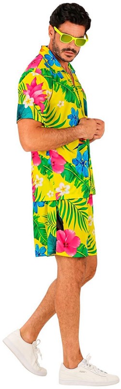 Summer Kostuum Geel met Toekan (zijkant)