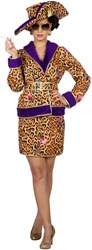 Dameskostuum Glam Girl Panter
