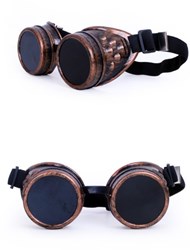 Bril Steampunk Koper 