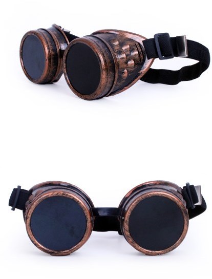 Bril Steampunk Koper 