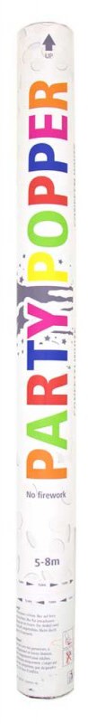 Party Popper Wit XL