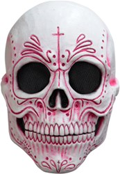 Mexican Catrina Masker Latex Luxe(Day of the Dead)