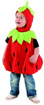 Kostuum Aardbei Baby 