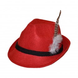 Tiroler Jagershoed Rood