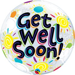 Bubble Ballon Get Well Soon