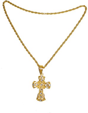Collier Kruis met Stenen