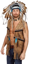 Hippy/Indianen Vest voor heren