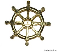 Matrozen Broche Stuurwiel