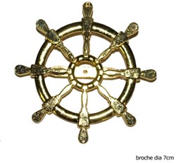 Matrozen Broche Stuurwiel