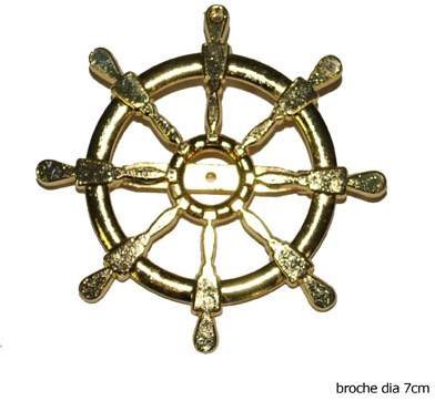 Matrozen Broche Stuurwiel