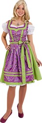 Dirndl Gitte Fuchsia/Groen  