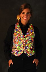 Dames Gilet Castalia Goud met LED-verlichting