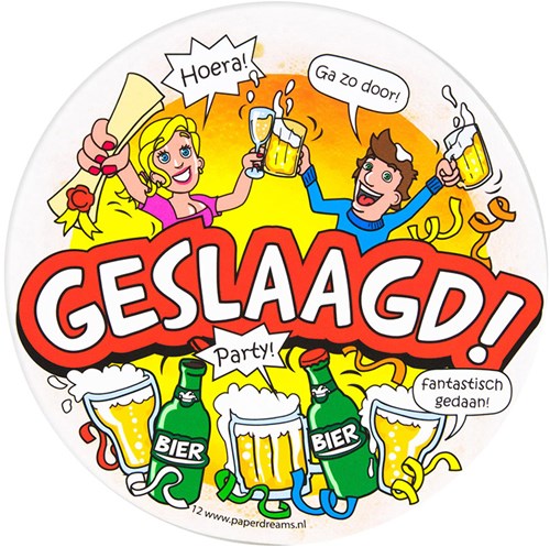 Bierviltjes Geslaagd!