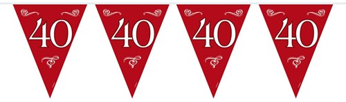 Vlaggenlijn 40 Robijn 10mtr