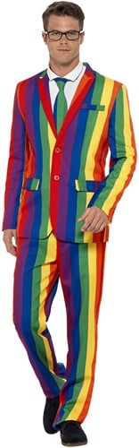 Herenkostuum Rainbow - Regenboog