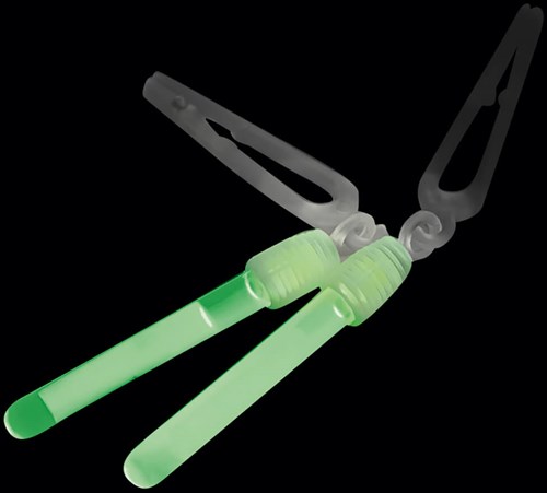 Glow Stick Clip Oorbellen