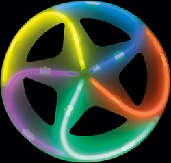 Glow Stick Frisbee