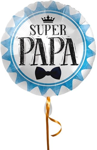 Folieballon Super Papa (43cm)