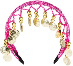 Haarband Zigeunerin Luxe Pink