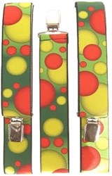 Bretels Rood/Geel/Groen met Ballonnen