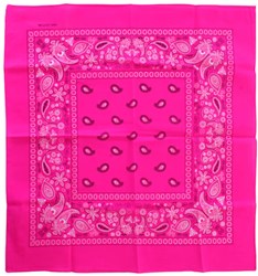 Zakdoek Neon Pink - 53x53cm