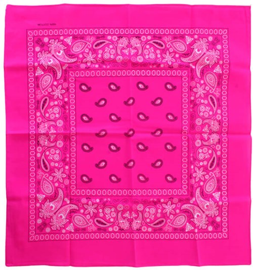 Zakdoek Neon Pink - 53x53cm