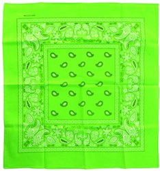 Zakdoek Neon Groen - 53x53cm