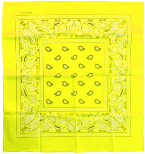 Zakdoek Neon Geel - 53x53cm