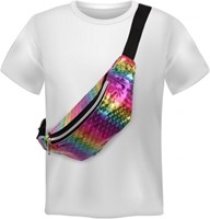 Heuptasje Regenboog Hologram (voorbeeld)