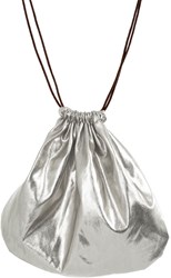 Buideltasje Metallic Zilver (23x20cm)