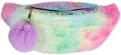 Fluffy Heuptasje Regenboog Pastel