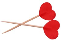 Prikkers Hartjes Rood 50st.
