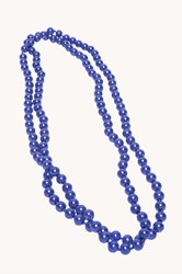 Parelketting Glas Lang Blauw