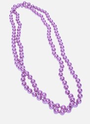 Parelketting Glas Lang Lila