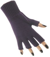 Vingerloze Handschoenen Paars
