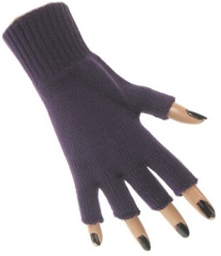 Vingerloze Handschoenen Paars