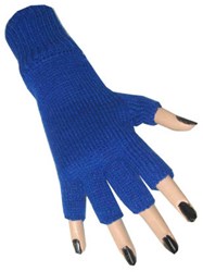 Vingerloze Handschoenen Blauw