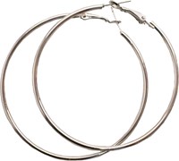 Oorbellen Zilver 6cm