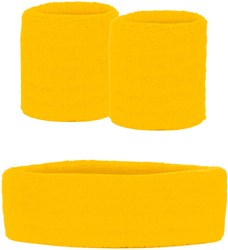 Zweetbandjes Geel