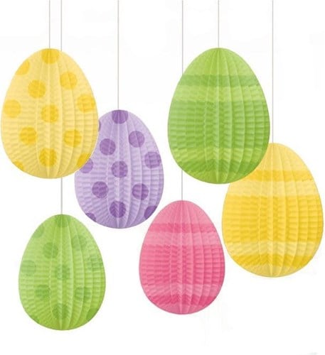 Hangdeco Paaseieren 6st