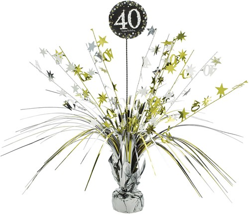 Tafeldecoratie 40 Happy Birthday Sparkling Celebrations (45,5cm)