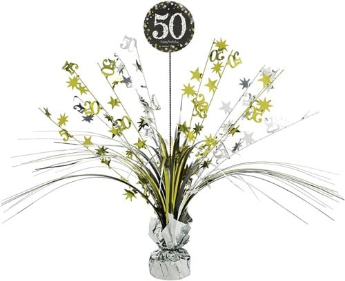 Tafeldecoratie 50 Happy Birthday Sparkling Celebrations (45,5cm)